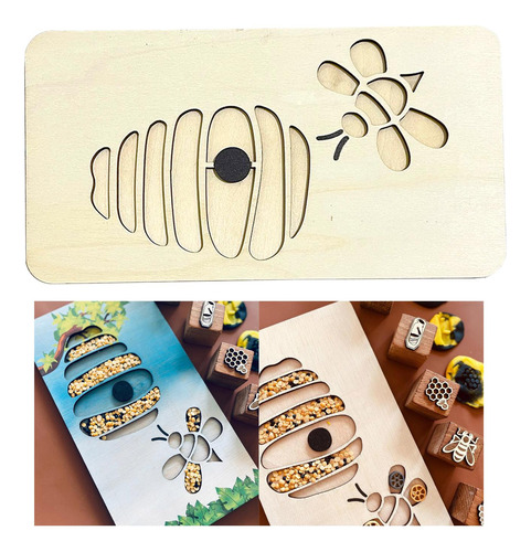Montessori Sensory Aids Accesorio De Tablero Ocupado