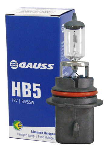 Lampada Automotiva Hb5 12v 65-55w Gauss Gl39hb5