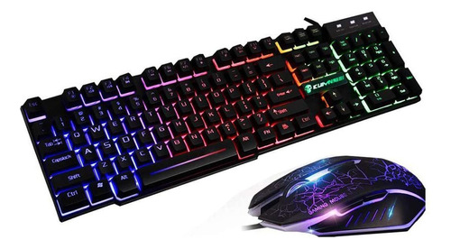 Juegos Teclado Y Ratón Combos Arco Iris Led Retroiluminaci¿