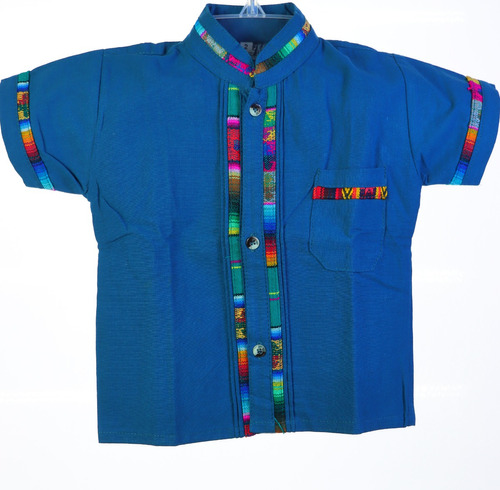 Camisa Guayabera Artesanales Para Niño