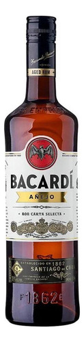 Pack De 2 Ron Bacardi Añejo 750 Ml