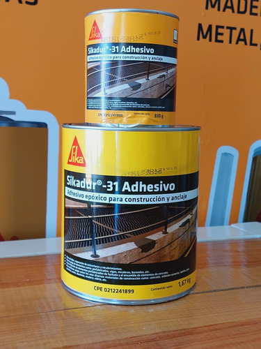 Sikadur 31 Adhesivo 2,5kg 