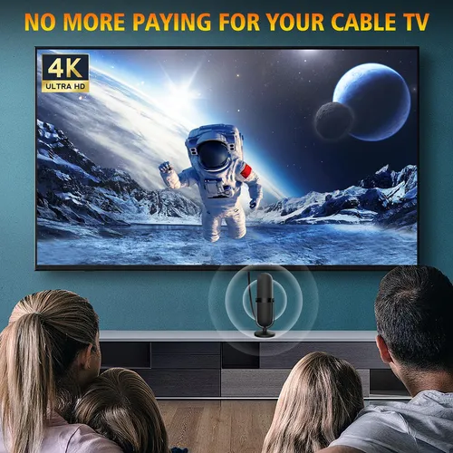 Antena De Tv Digital Interior 1770 Km Para Smart Tv 360
