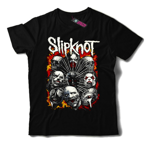 Remera Slipknot T884 Dtg Premium