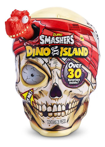 Zuru Smashers Dino Island Cráneo Gigante 30s Sorpresas