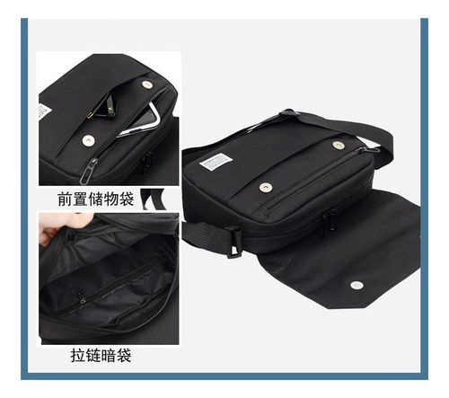 Bolso De Mensajero Casual Para Hombre Que Combina Con Todo
