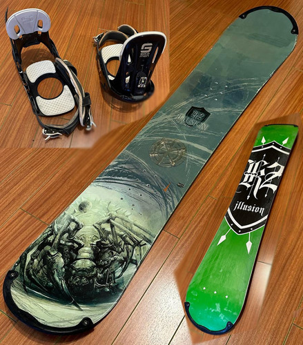 Tabla De Snowboard K2 150cm Con Fijaciones Salomon