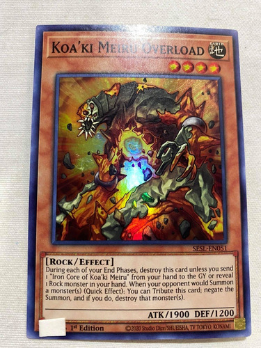 Koa'ki Meiru Overload Super Yugioh