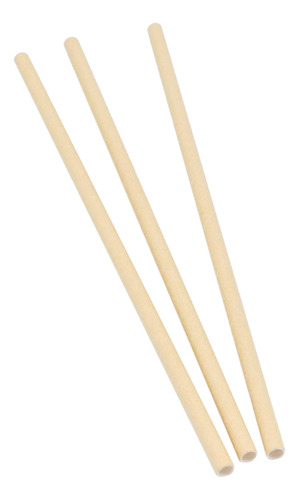 100 Popotes Desechables Con Envoltura - 100% Biodegradables