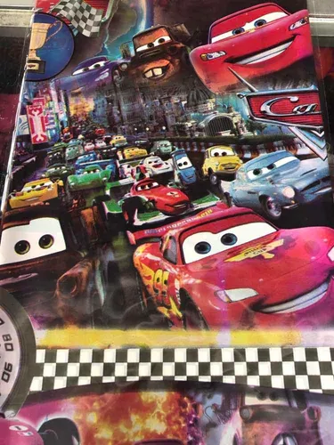 Mantel Cars Plástico Fiestas Cumpleaños Eventos