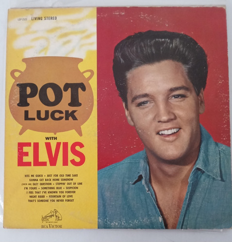 Elvis Presley - Pot Luck - Vinilo Usa Living Stereo 1962 (d)