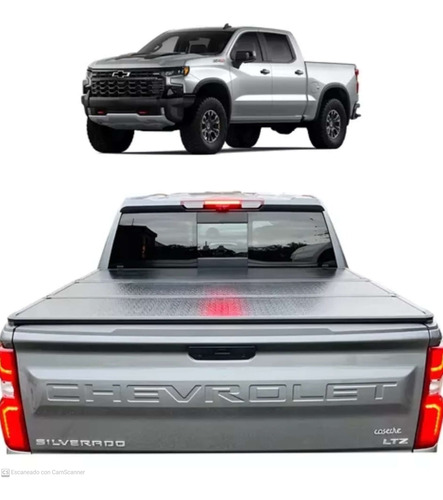 Tapa Plegable Chevrolet Silverado 2016+