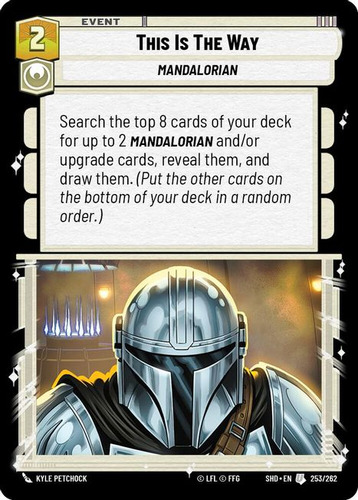 Star Wars Tcg: Sotg - 253/262 - This Is The Way
