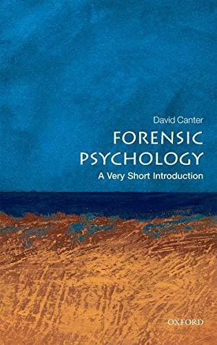 Book : Forensic Psychology A Very Short Introduction -...
