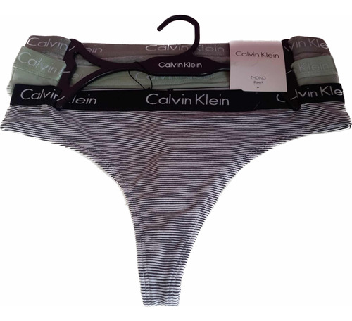 Tangas Calvin Klein Originales Set De Tres Piezas Talla S