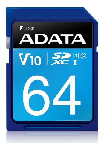 Tarjeta de memoria Adata ASDX64GUICL10-R  Premier 64GB