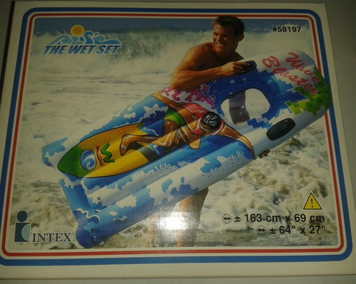 Tabla De Surf Inflable De 163 Cm Marca Intex