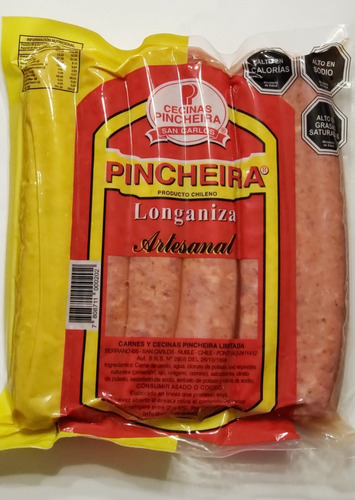 Longanizas Pincheira Al Vacío En Formato De 1 Kg