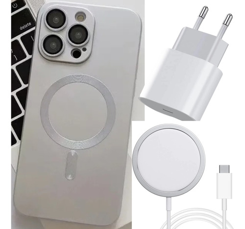 Carcasa Para iPhone 15 Y /pro/max Magsafe + Protector Camara