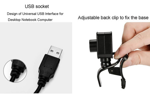 Cámara Web Usb Hd Con Micrófono Para Pc