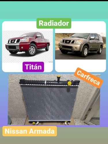 Radiador Para Nissan Armada/titan /qx56 Liquidación 