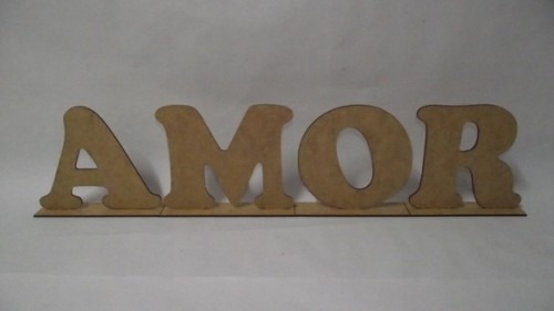 Letras Y Números En Mdf 3 Mm Corte Láser 25cm De Alto 10 Pz