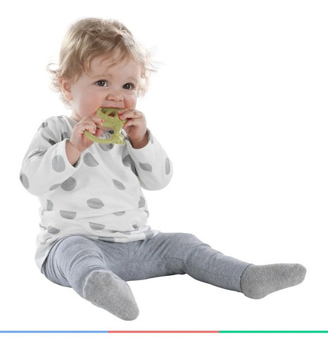 Mordillo Bebe Infantil Sophie La Girafe Color Verde gusto vainilla