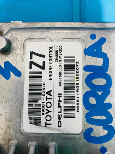 Computadora De Motor Corolla Nuevo (Usado)