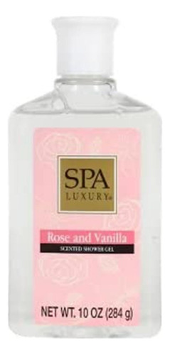 Spa Luxury Gel De Ducha Perfumado, 10 Onzas (rosa Y Vainilla