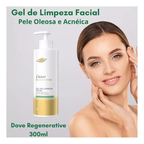 Dove Regenerative Gel De Limpeza Anti-oleosidade/acne 300ml