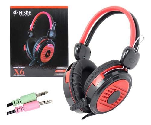 Auriculares Gamer Para Pc Xmisde X6