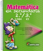 Libro Matematica En Secundaria 1/2 Santillana (1 Caba/2 Es)