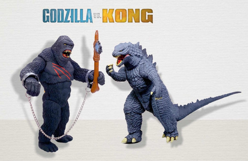 Imagen 6 de 7 de Muñeco King Kong Movie Con Sonido Kong Vs Godzilla