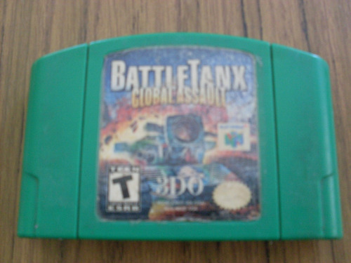 Battle Tank Global Assault Original Nintendo64 Exclusiv