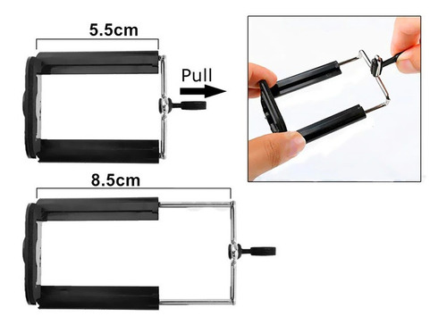 Imagem 10 de 10 de Mini Tripé Flexível Universal Suporte Para Câmera E Celular
