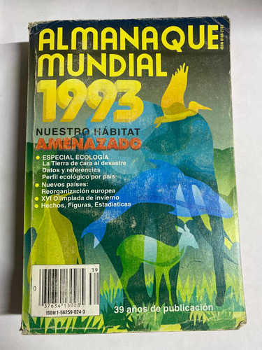 Libro Almanaque Mundial 1993