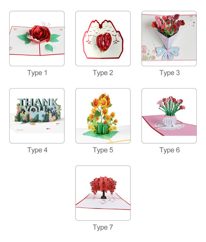 Tarjetas Navideñas Y Desplegables En 3d Con Sobre, Regalos F