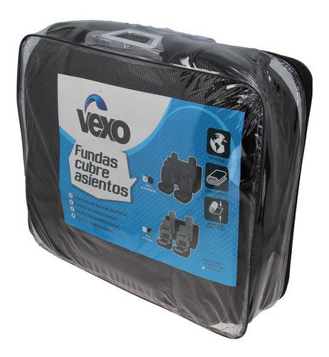Imagen 3 de 3 de Funda Universal Cubre Asiento Simil Cuero C Riñone