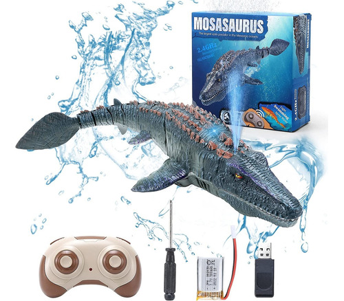 Juguetes De Buceo De Mosasaurus De Dinosaurio De Control Rem