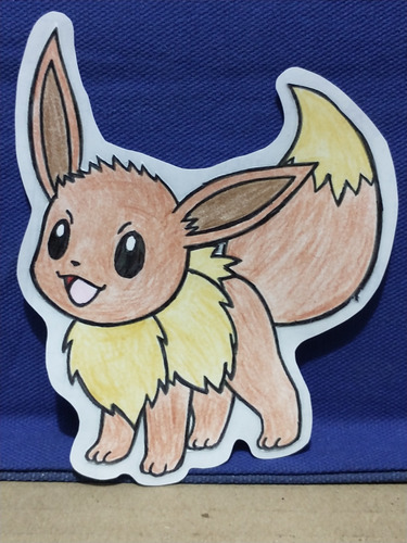 Sticker Casero Eevee Pokémon Bootleg (Usado)