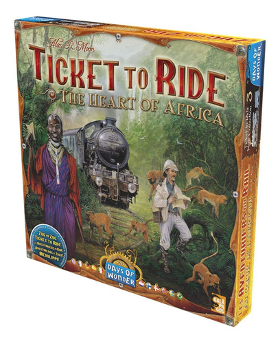 Ticket To Ride: África (expansão) - Jogo De Tabuleiro