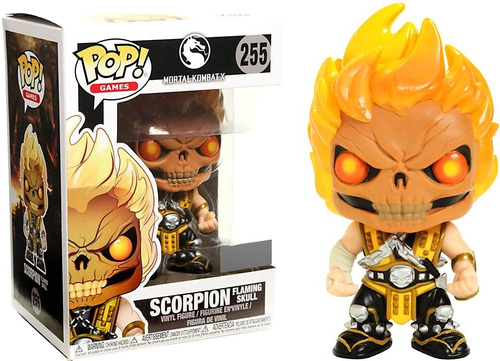 Pop! Mortal Kombat X Scorpion Flaming Skull