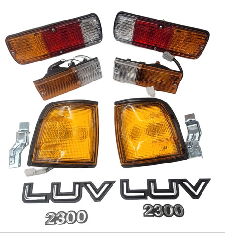 Chevrolet Luv 2300 Set De Luces X6 + Emblemas