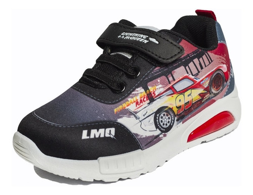 Zapatillas Footy Cars Pop Two Niños Kids Con Luz Al Pisar