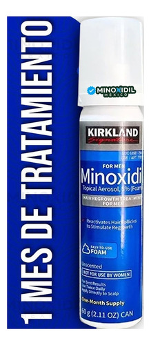 Minoxidil 5% Espuma Foam 1 Mes Tratamiento