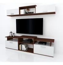 Comprar Modular Moderno Living Comedor Rack Mueble Lcd\u002Fled H\u002F40 Color Blanco