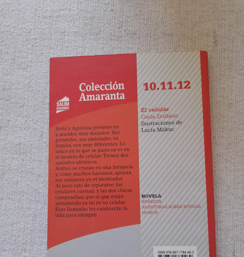 El Celular - Carla Dulfano - Salim - Colección Amaranta #5 (Usado)