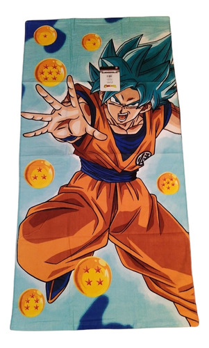 Toalla Dragón Ball Z Original 100% Algodón 70x140 Cms