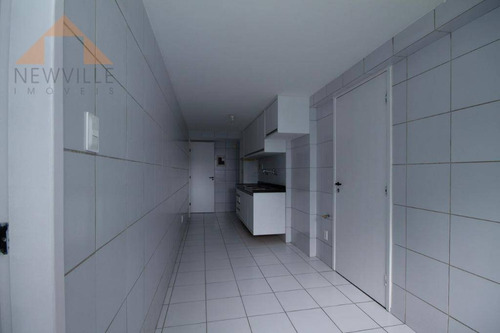 Apartamento Com 3 Quartos Para Alugar, 98 M² Por R$ 3.630/mês - Boa Viagem - Recife/pe - Ap0532