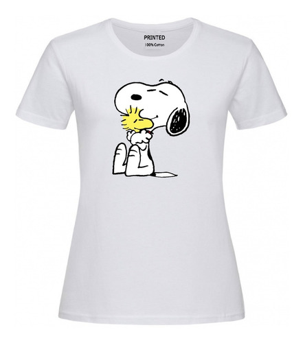 Polera Estampada Mujer Snoopy